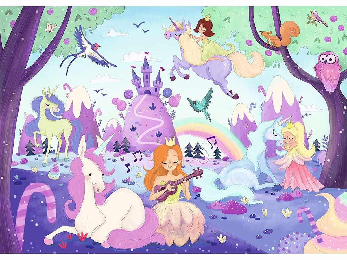 Puzzle 24 pezzi unicorni