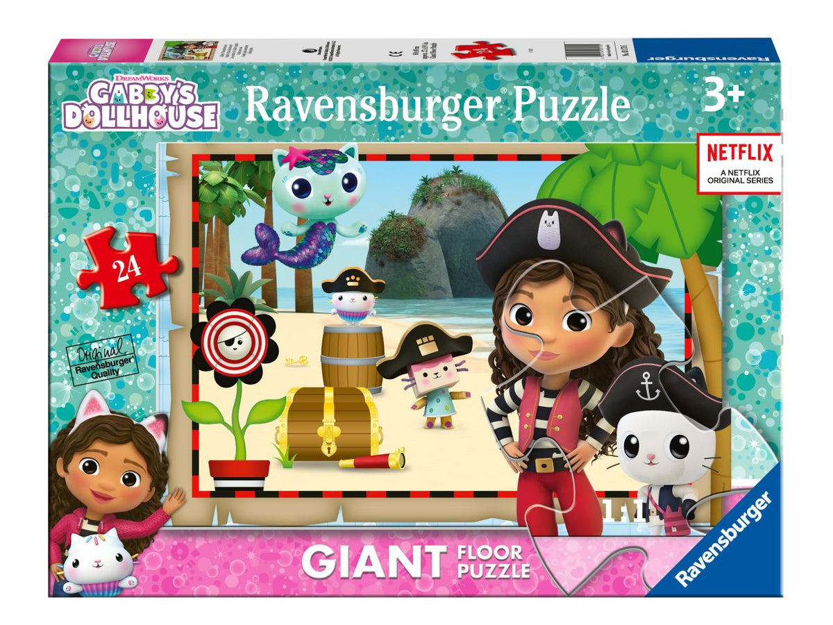 Puzzle gabby's dollhouse pavimento 24 pezzi