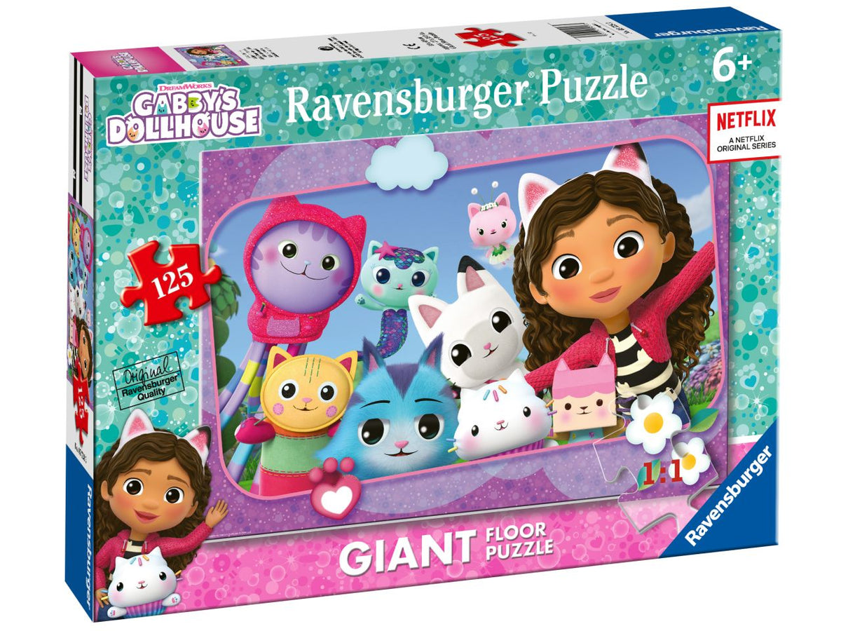 Puzzle gabby's dollhouse 125 pezzi gigigante
