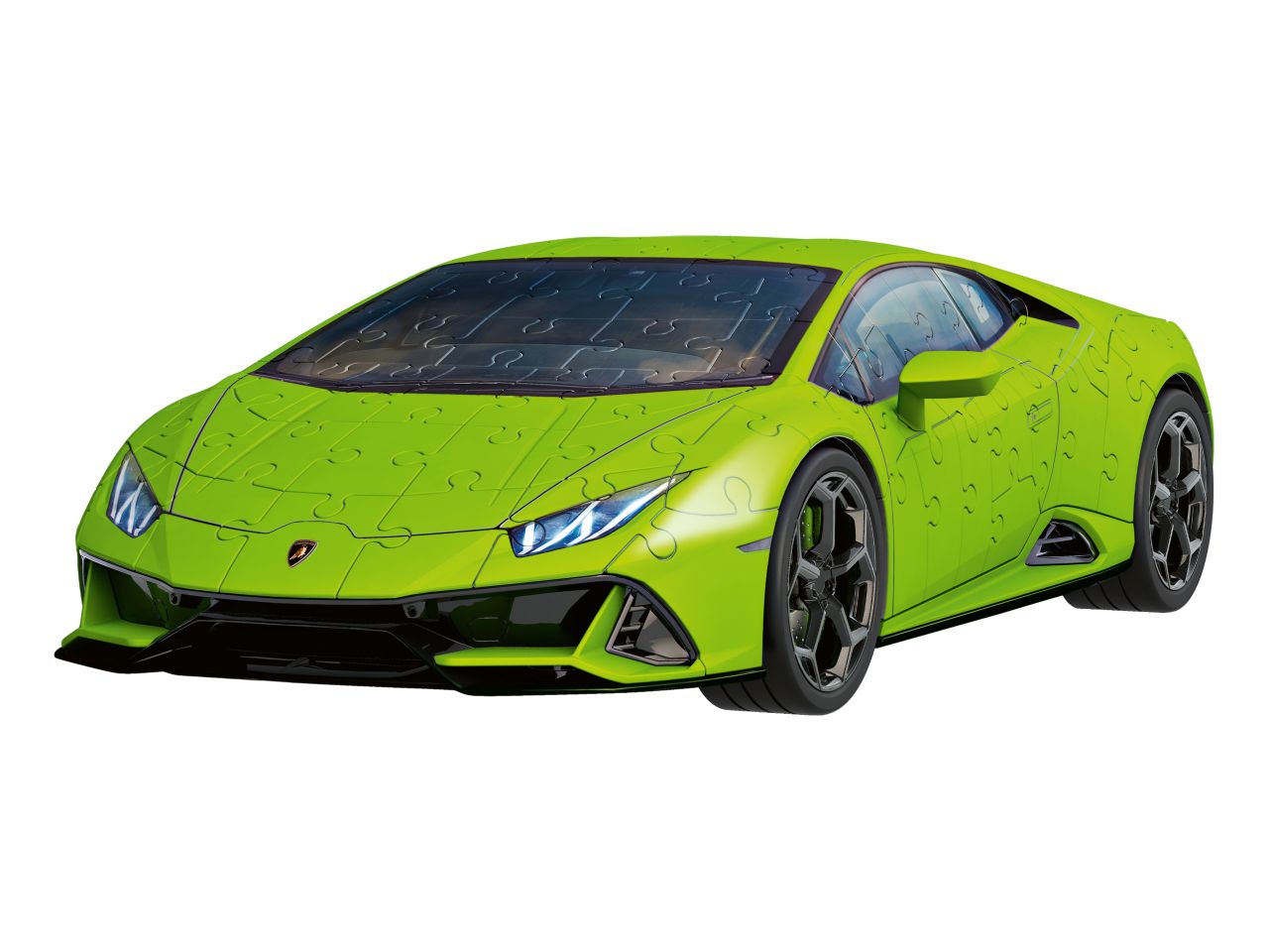 Puzzle 3d lamborghini huracán evo verde