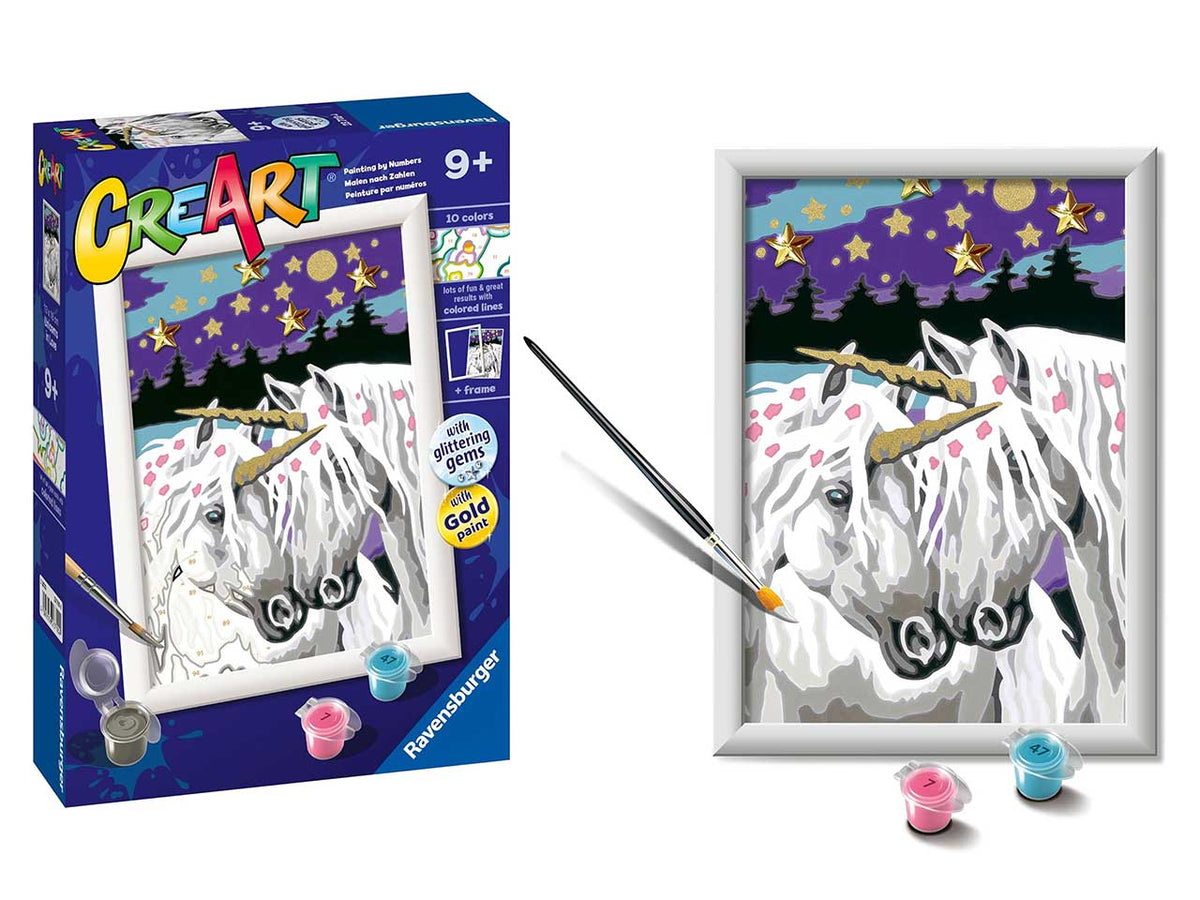 Ravensburger creart serie e classic unicorni innamorati