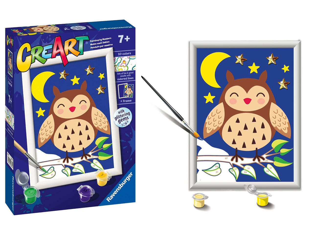 Ravensburger creart serie e classic gufetto