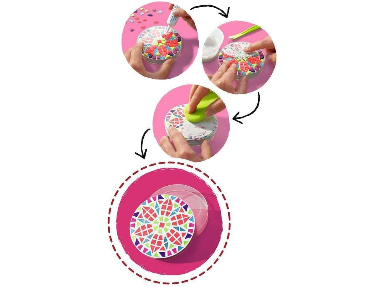 Ravensburger Be Creative mosaico, gioco creativo per bambini di 8+ anni $