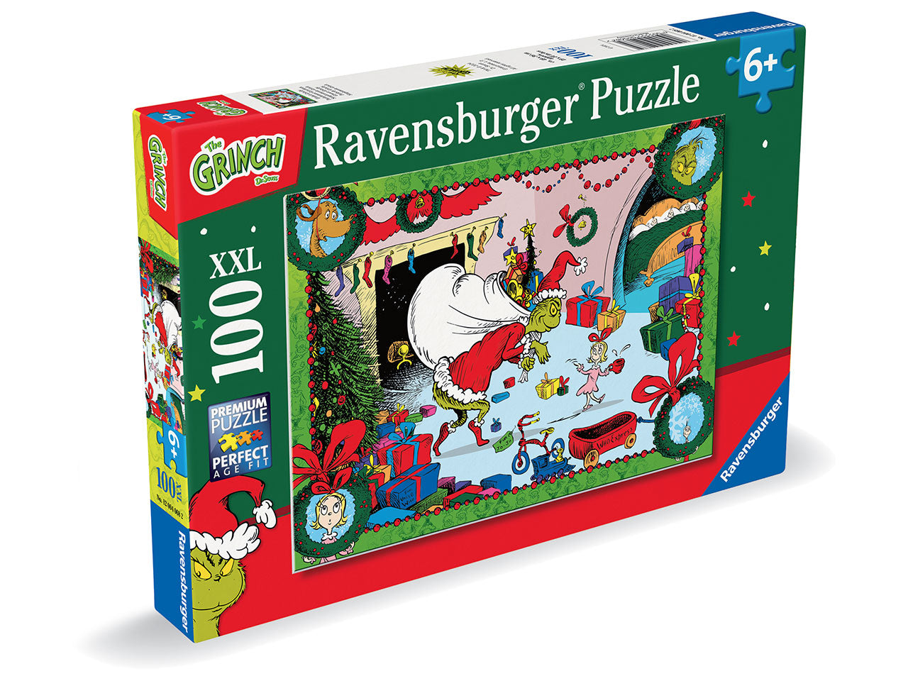 Puzzle Il Grinch 100 Pezzi XXL - Set con Pezzi Grandi - Ravensburger