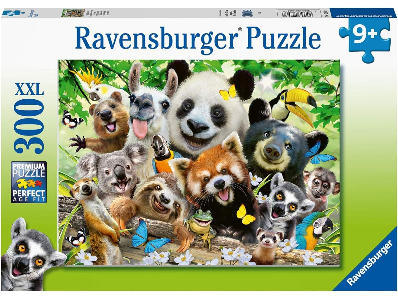 Puzzle 300 Pezzi XXL Selfie Selvaggio, Idea Regalo per Bambini 9+ Anni, Gioco Educativo - Ravensburger