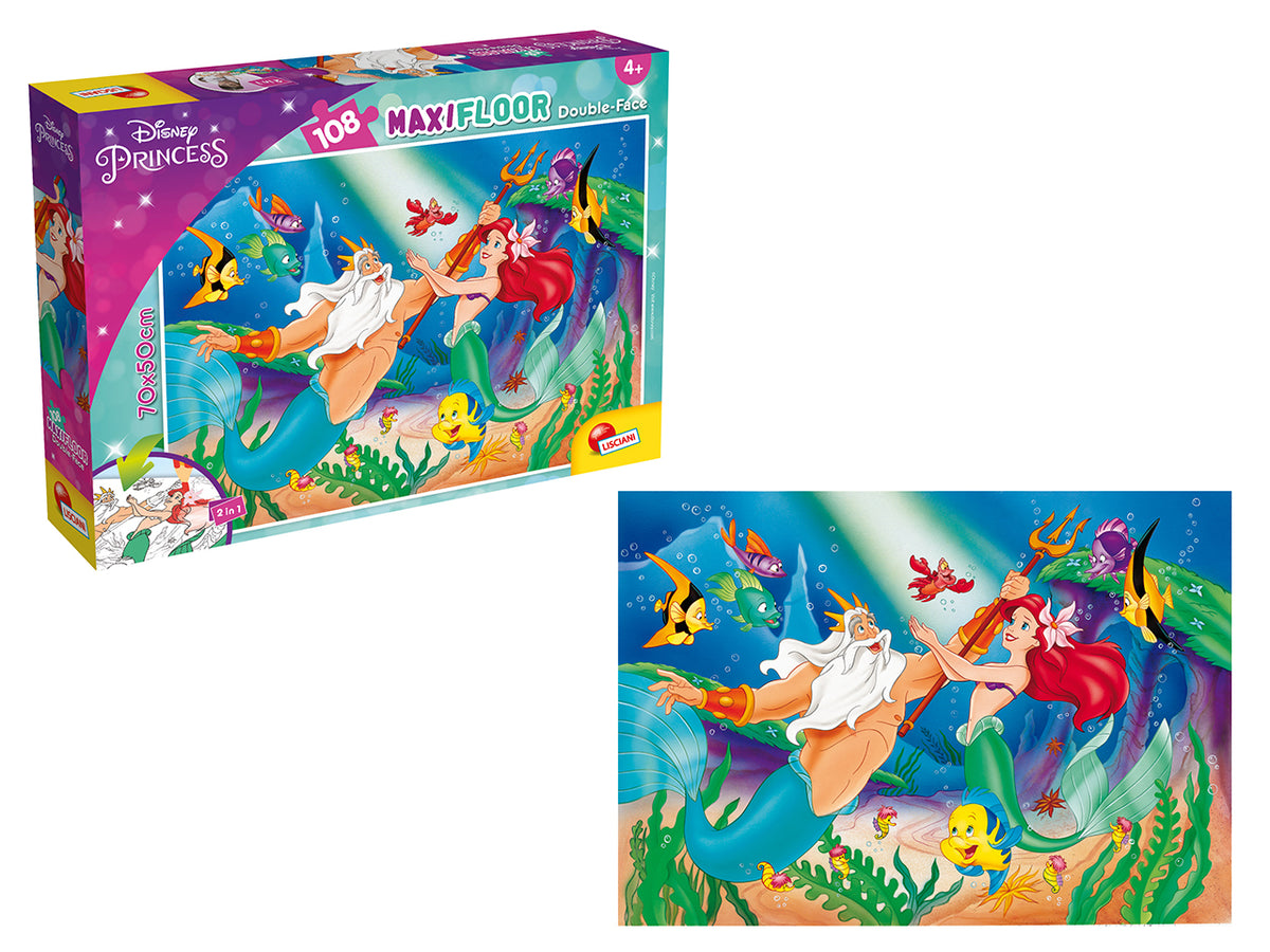 Disney puzzle df maxi floor 108 the little mermaid
