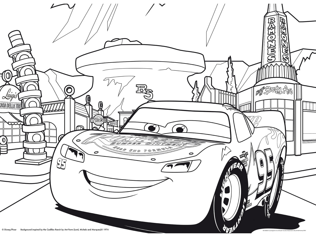 Disney puzzle df maxi floor 35 cars 3 go! go! go!
