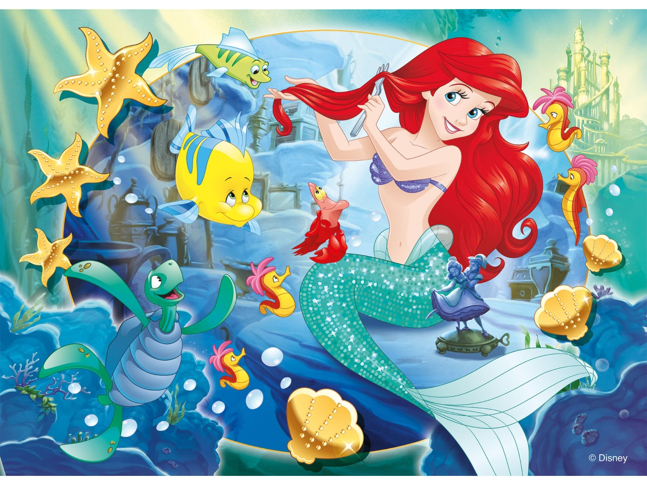Disney puzzle df maxi floor 60 little mermaid