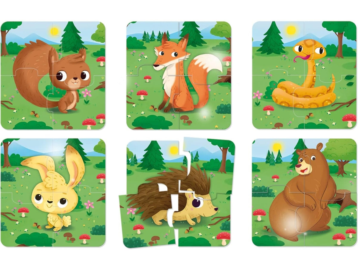 Carotina baby puzzle il bosco