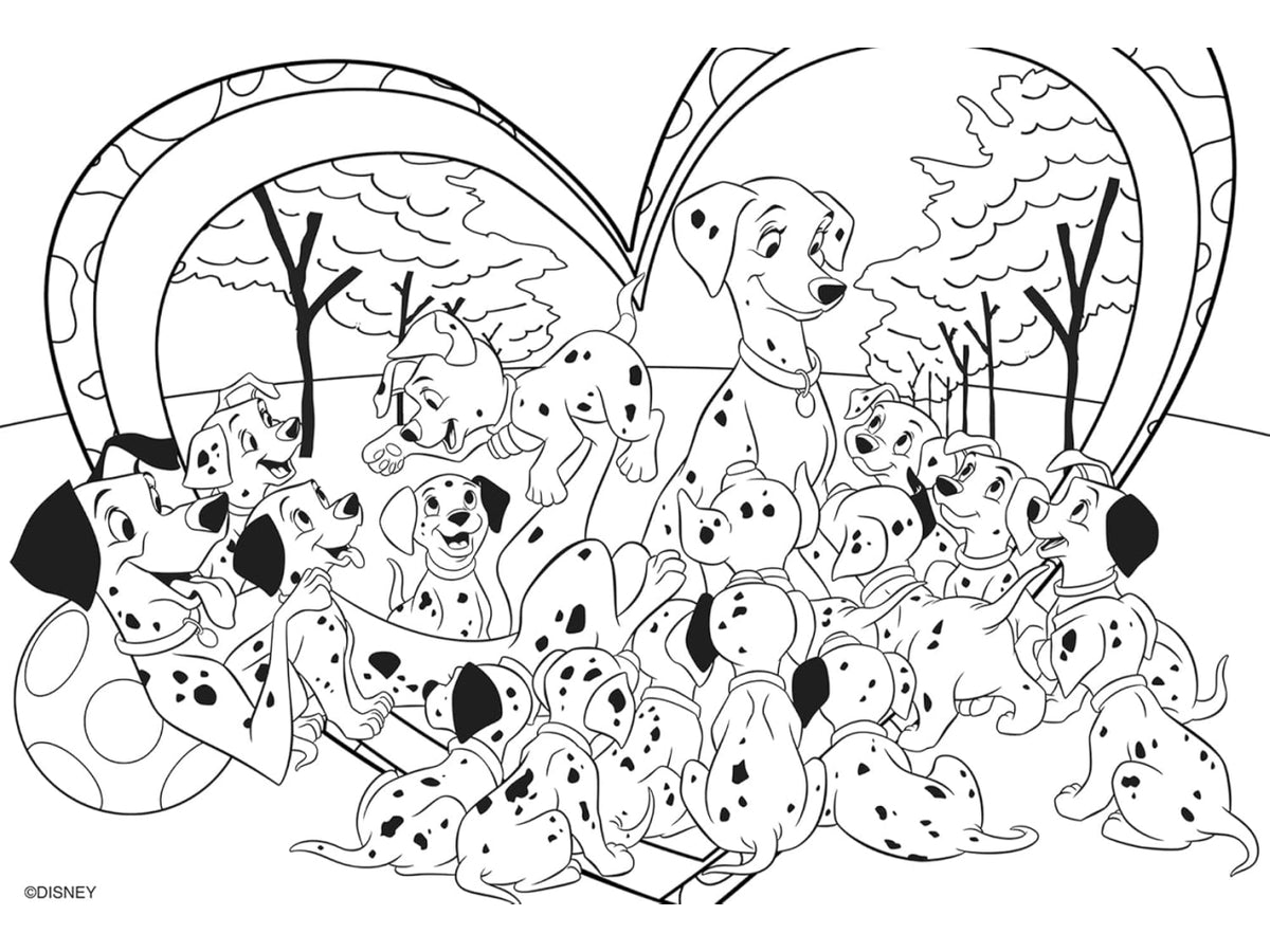 Disney puzzle df maxi floor 24 101 dalmatians
