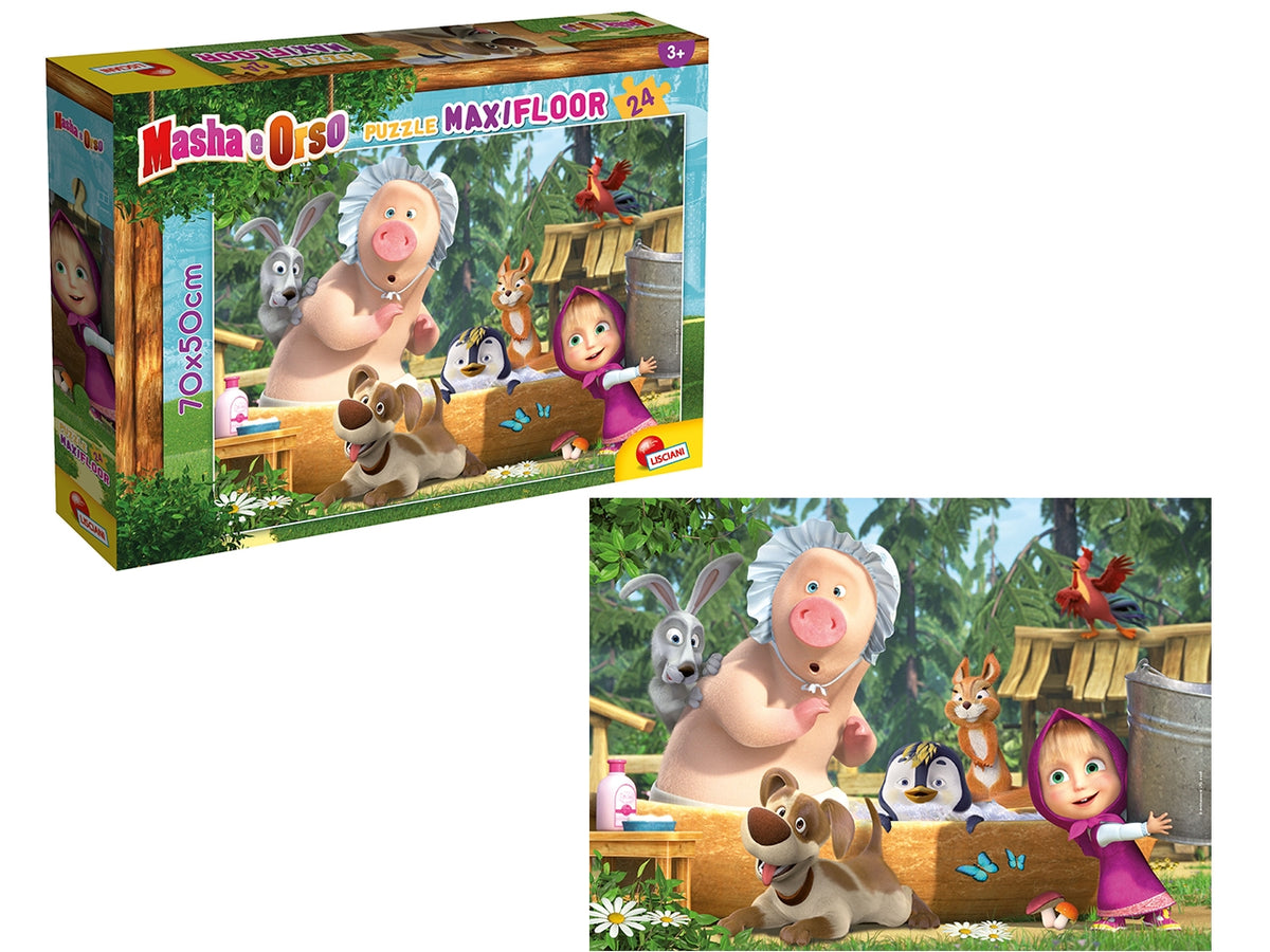 Masha puzzle maxifloor 24 una buona giornata!