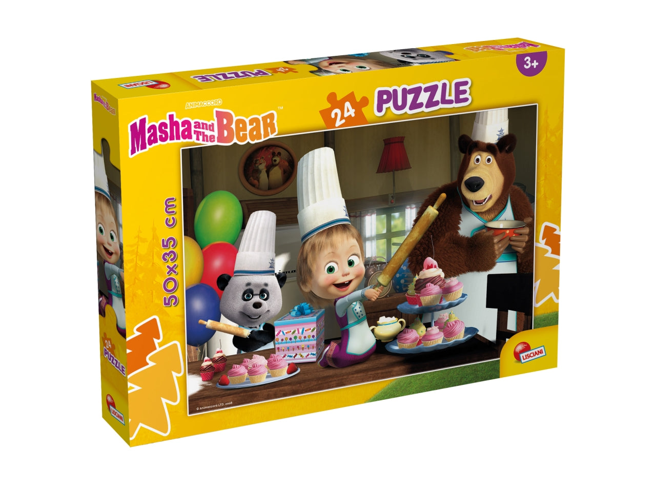 Masha puzzle plus 24 tutti insieme impariamo!