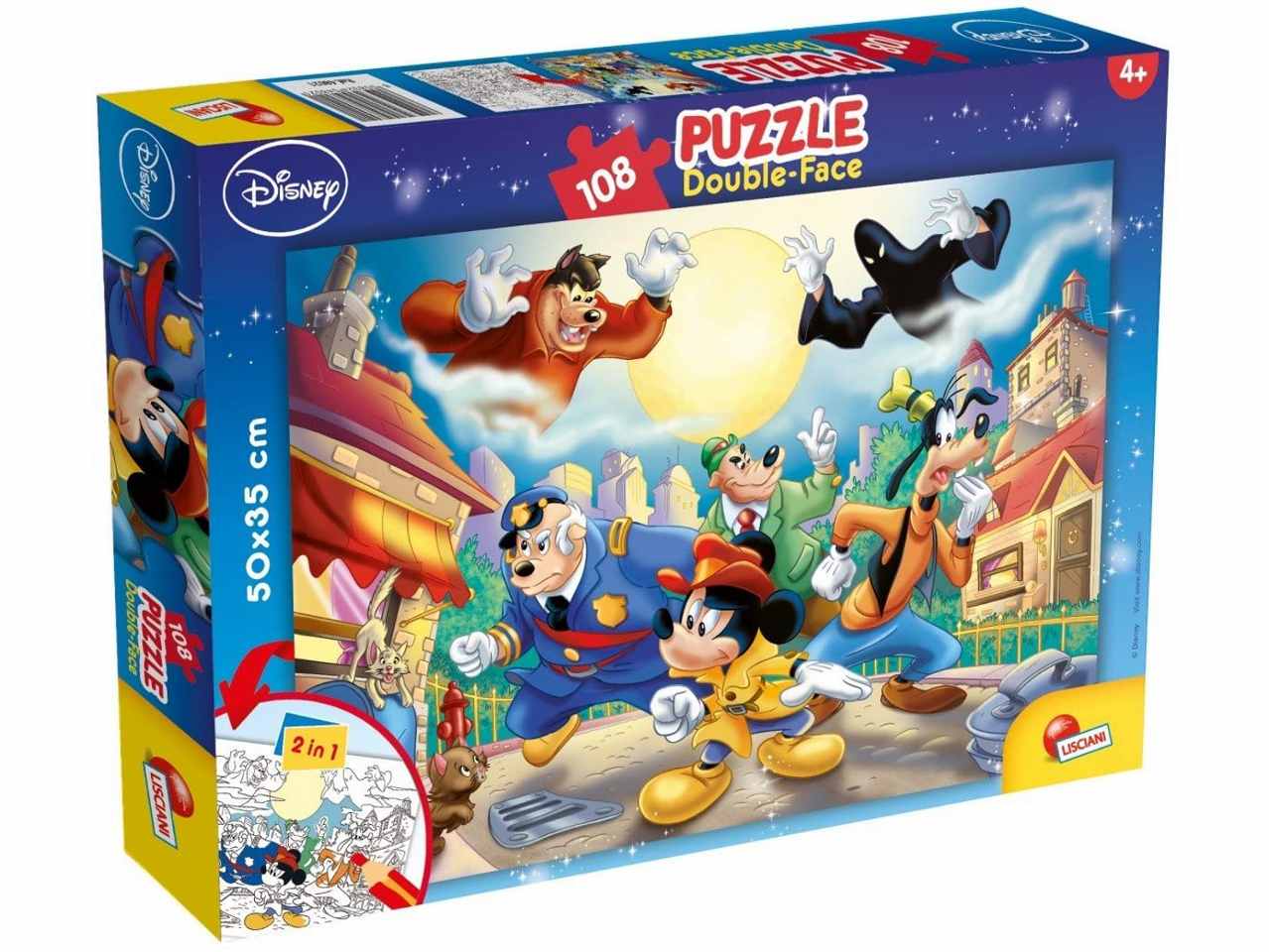 Puzzle df plus 108 mickey mouse detective