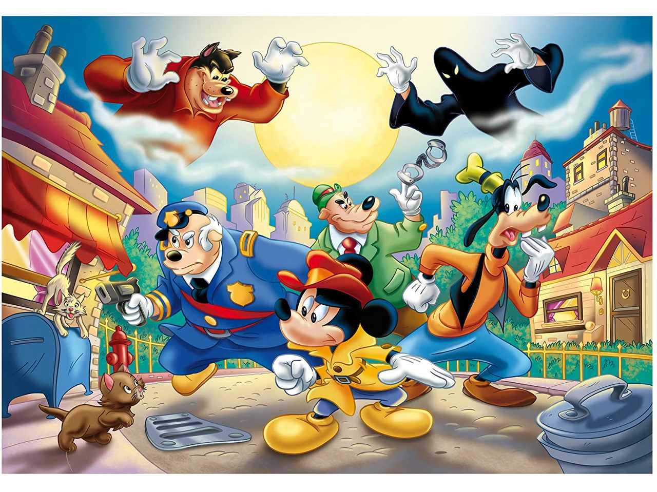 Puzzle df plus 108 mickey mouse detective