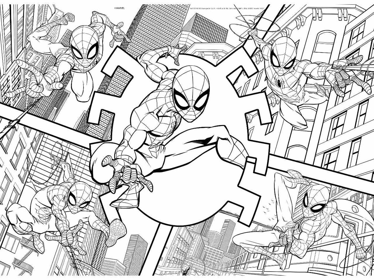 Marvel puzzle df maxi floor 24 spiderman
