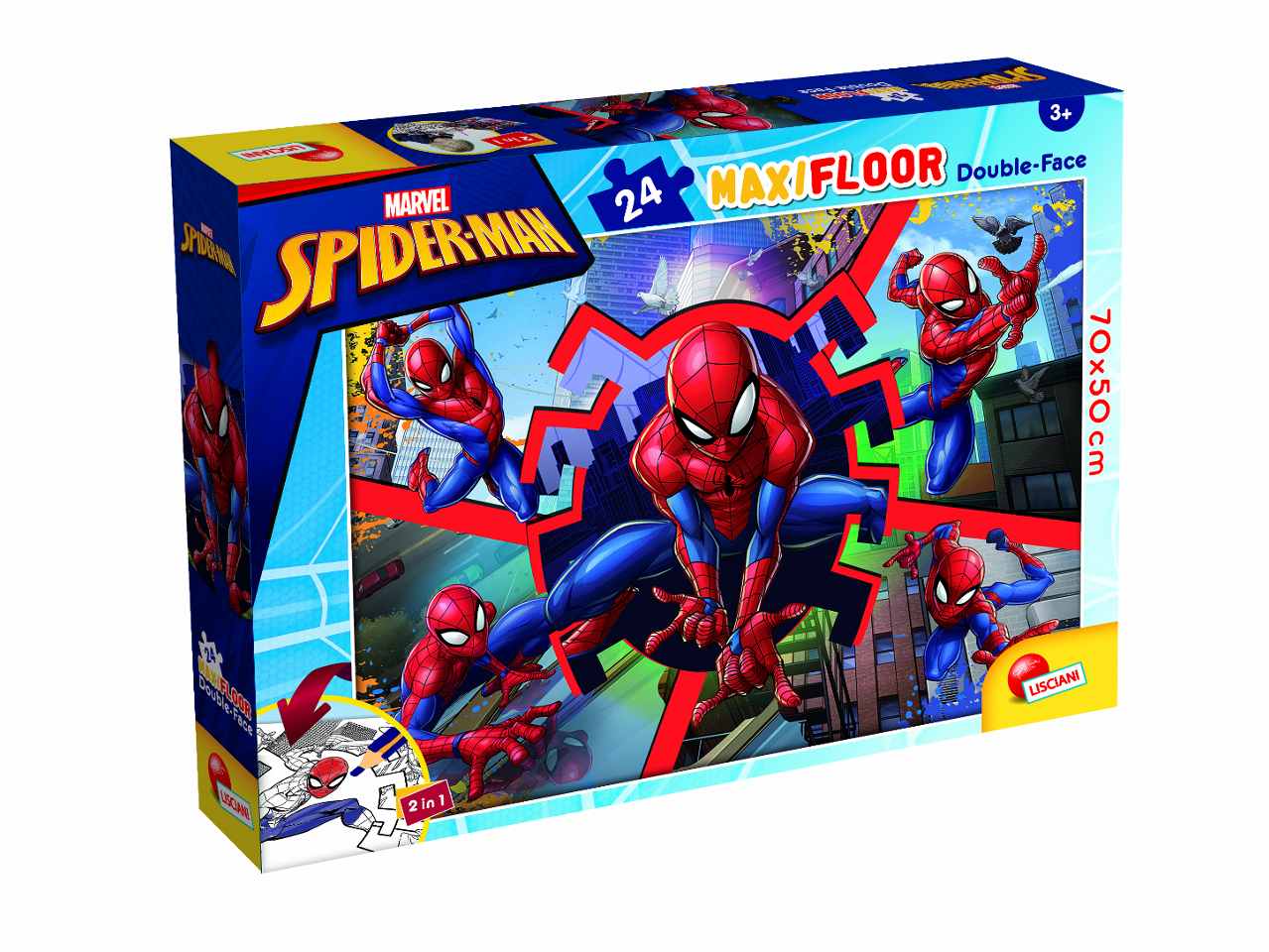 Marvel puzzle df maxi floor 24 spiderman