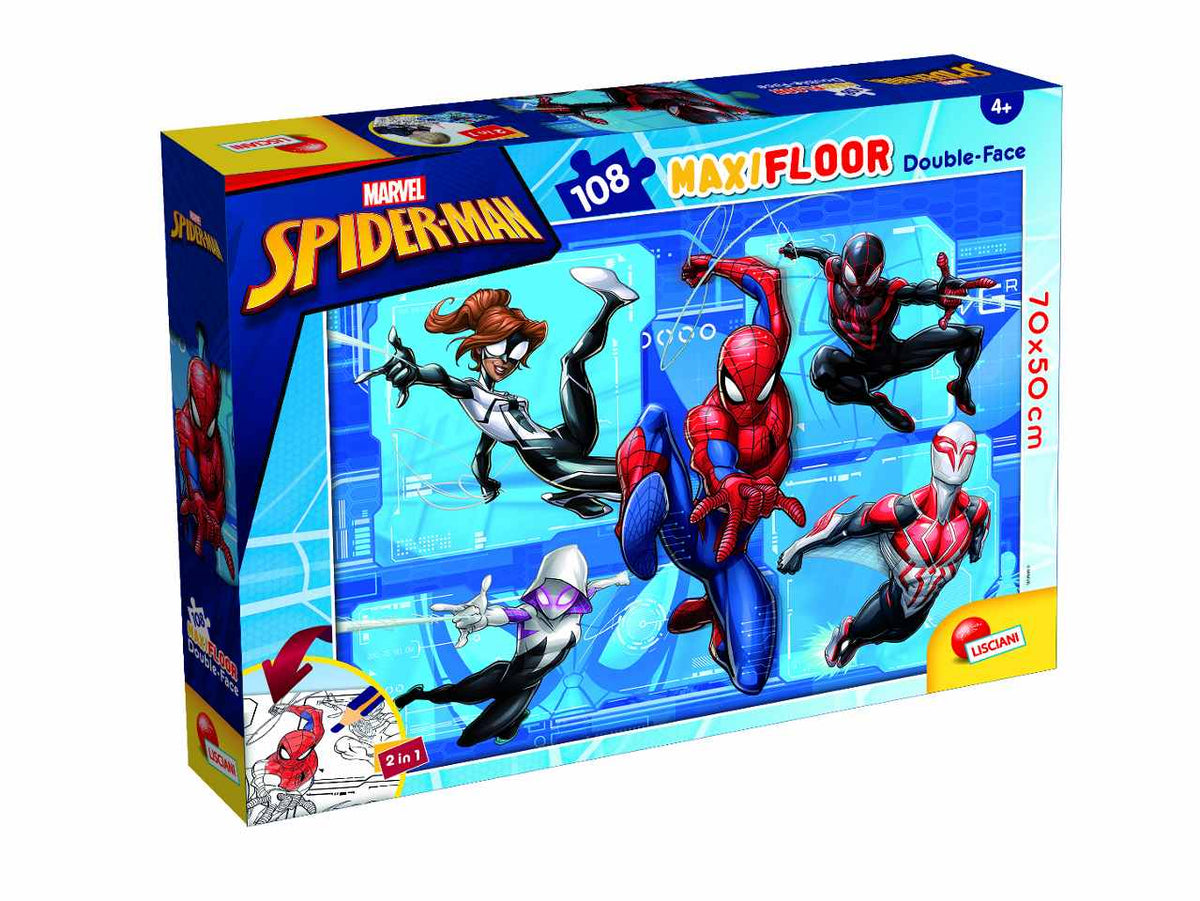 Marvel puzzle df maxi floor 108 spider-man
