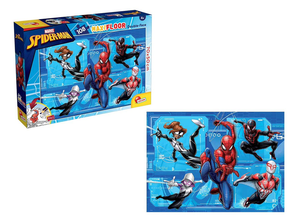 Marvel puzzle df maxi floor 108 spider-man
