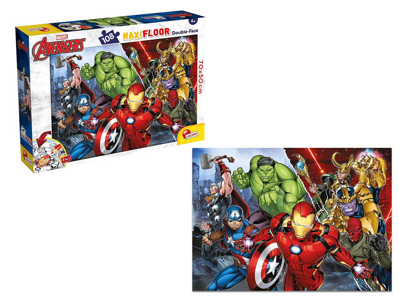 Marvel puzzle df maxi floor 108 avengers