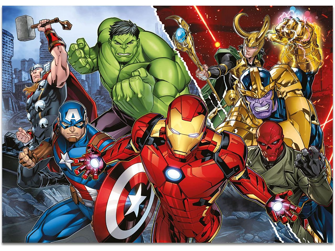 Marvel puzzle df maxi floor 108 avengers