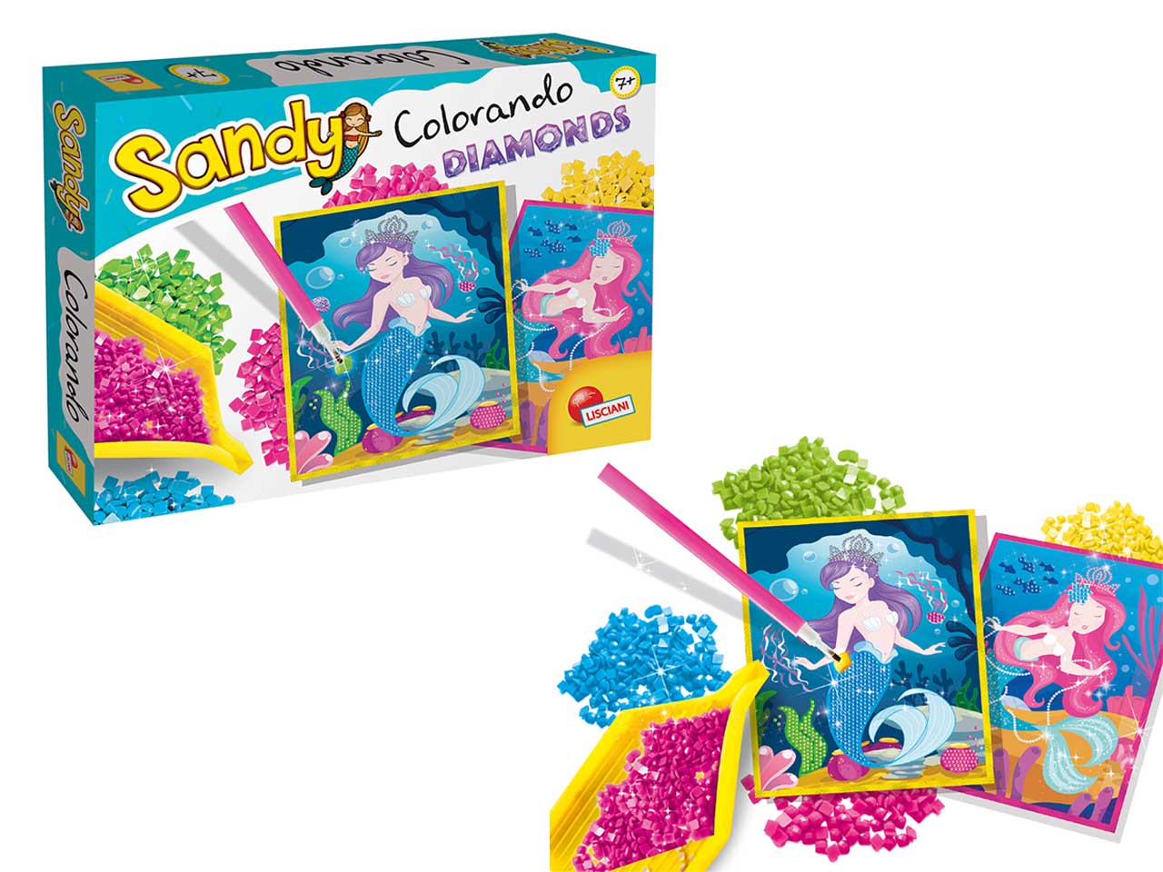 Sandy colorando - diamonds