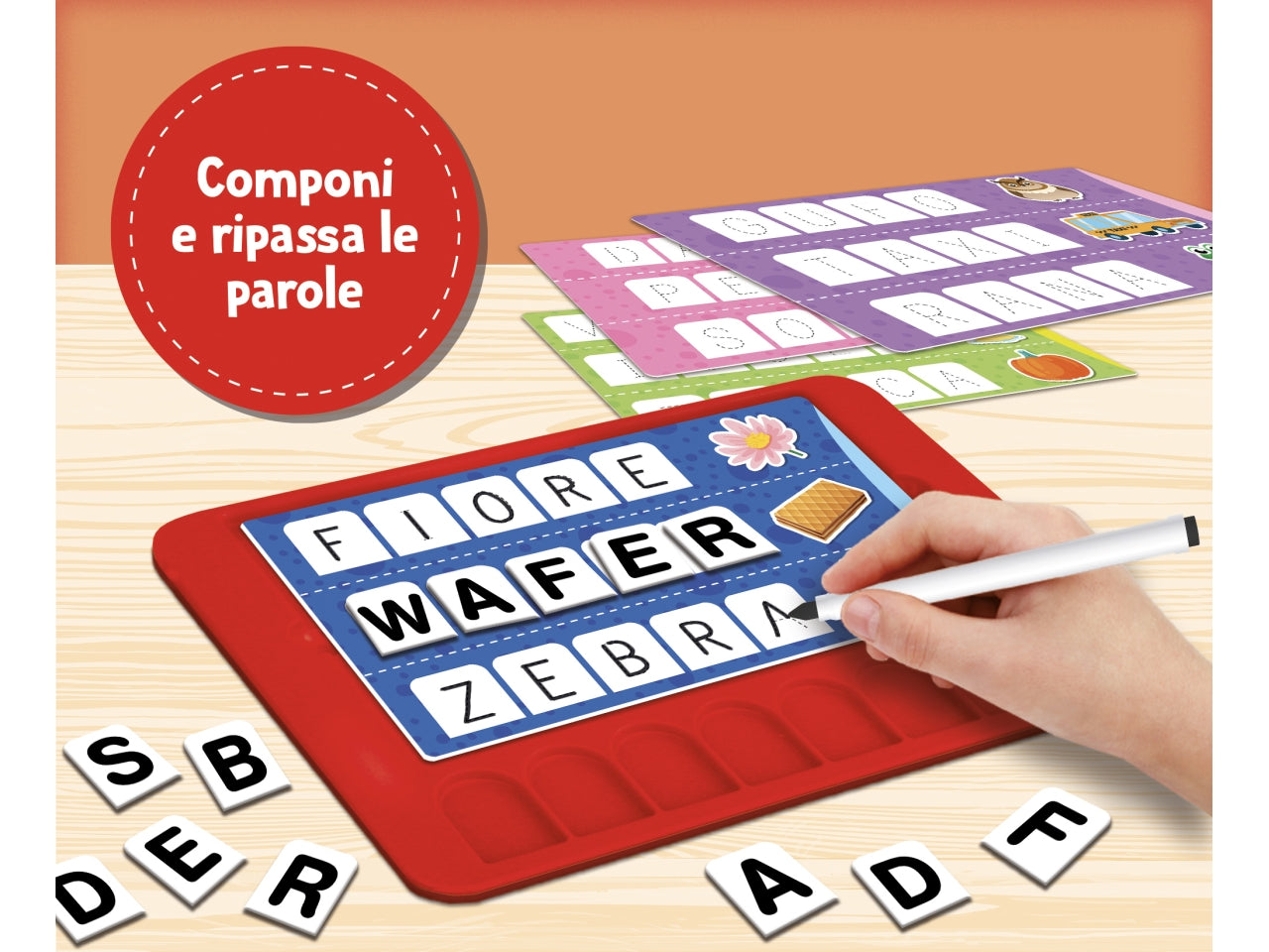 Carotina penna parlante vocabolario dei bambini