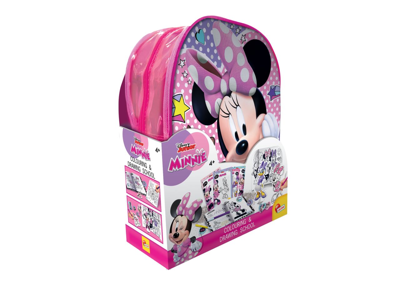 Minnie zainetto coloring and drawing school