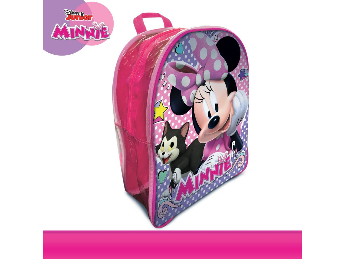 Minnie zainetto coloring and drawing school