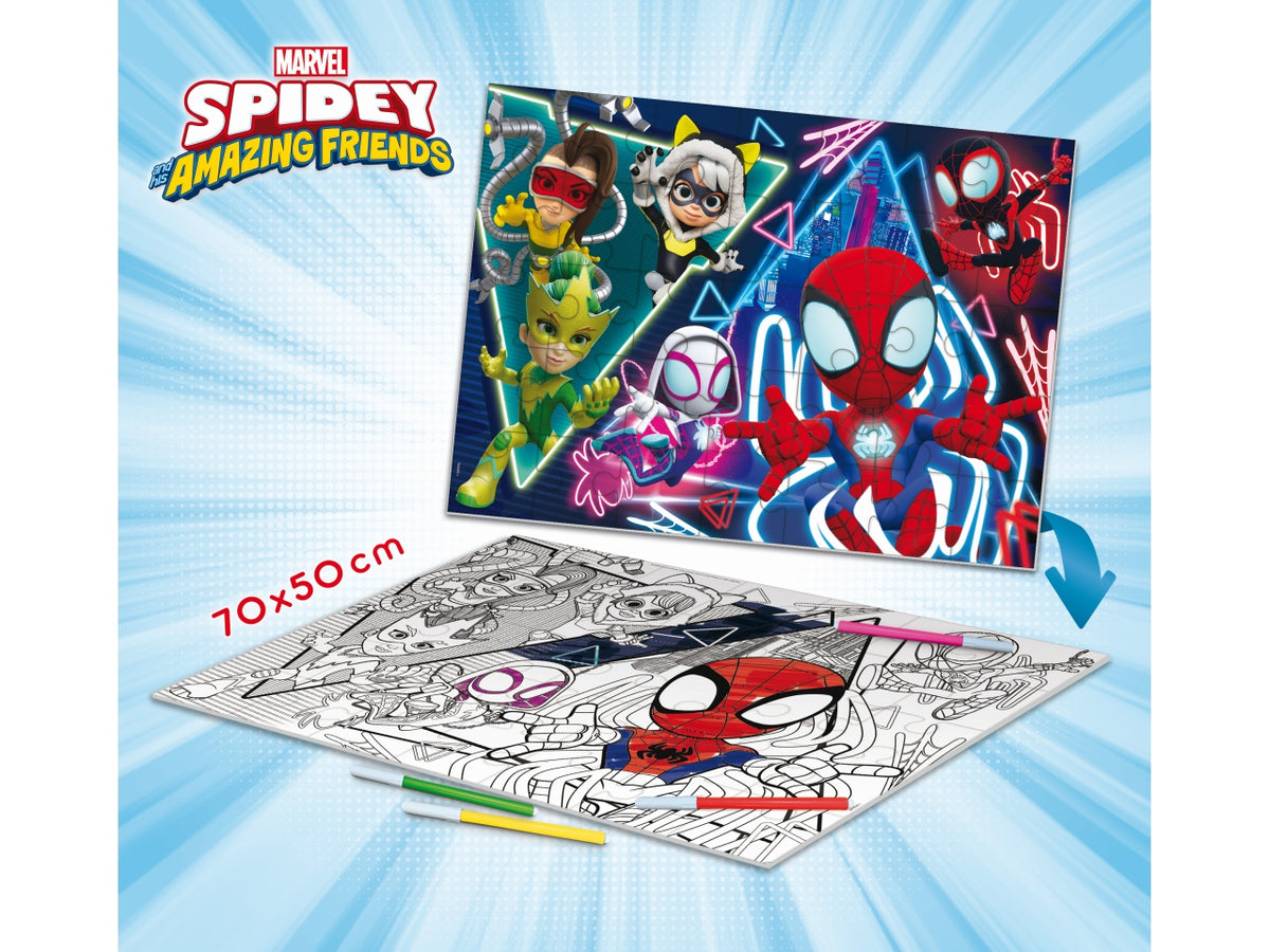 Marvel puzzle df maxifloor 35 spidey