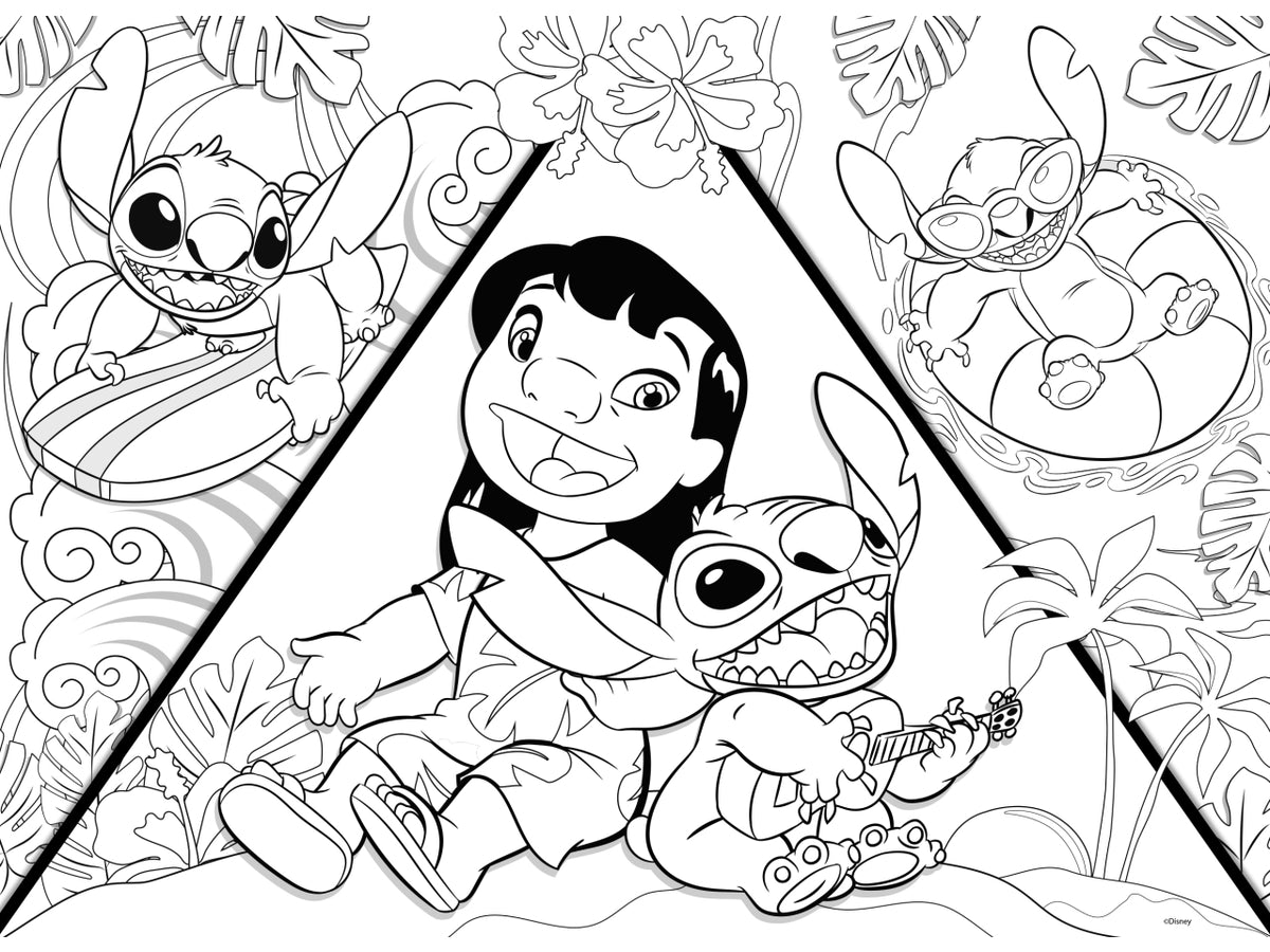 Disney puzzle df maxifloor 150 lilo stitch