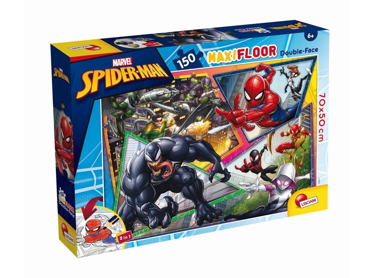 Marvel puzzle df maxi floor 150 spiderman