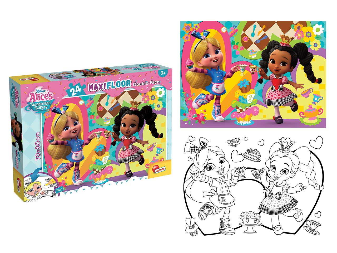 Disney puzzle df maxi floor 24 alice's in wonderland backery