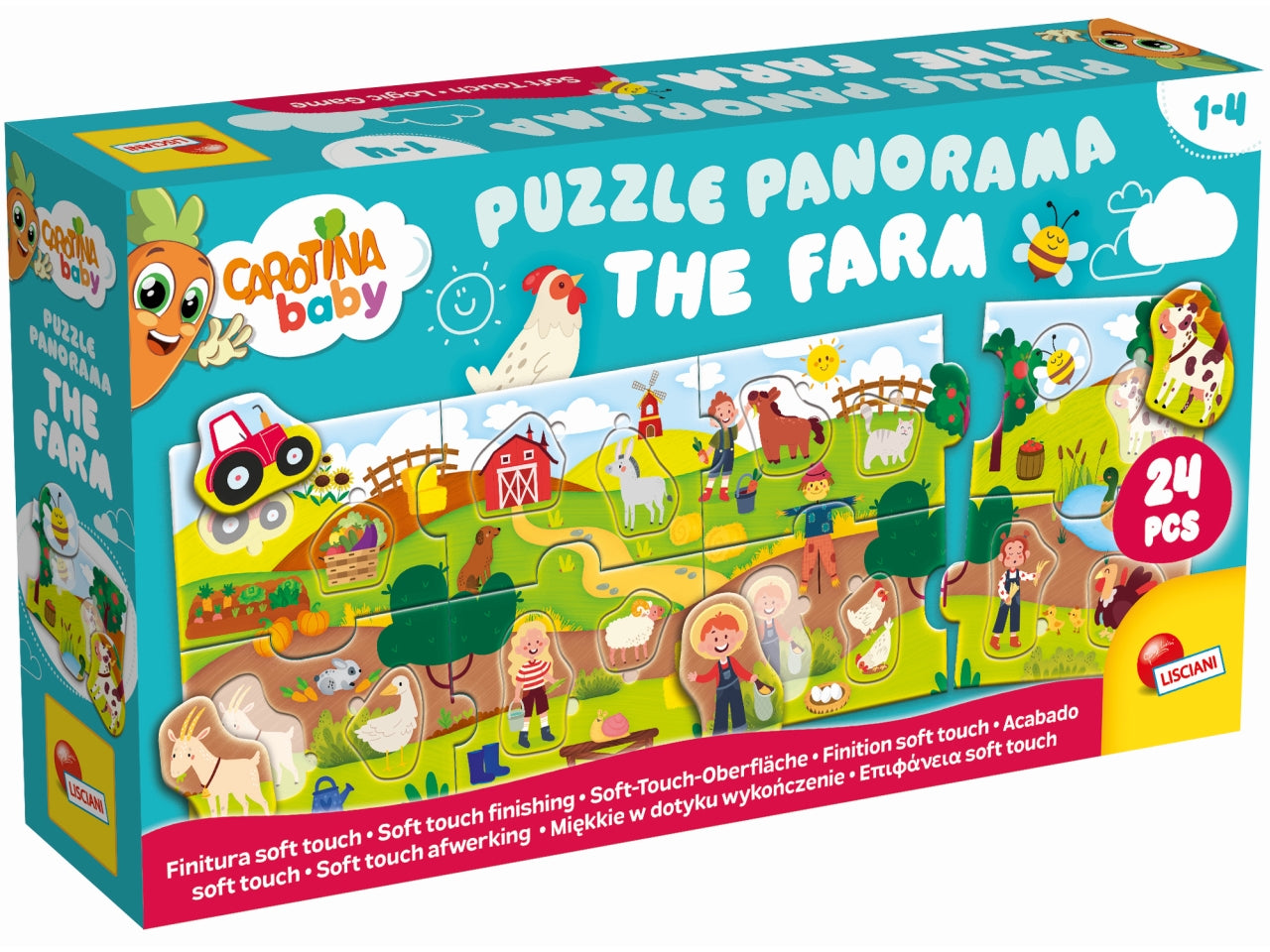 Carotina baby puzzle panorama the farm