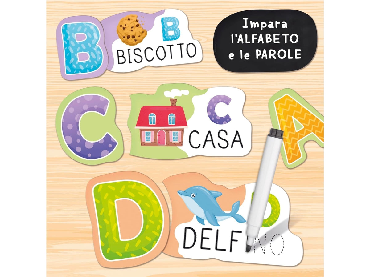 Carotina gli utilissimi il mio primo alfafeto, gioco educativo per bambini dai 3-6 anni lisciani