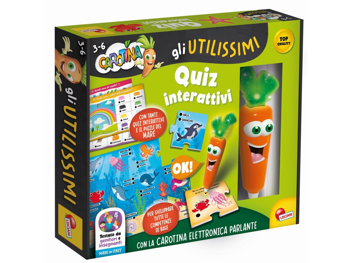 Carotina penna parlante gli utilissimi quiz interattivi