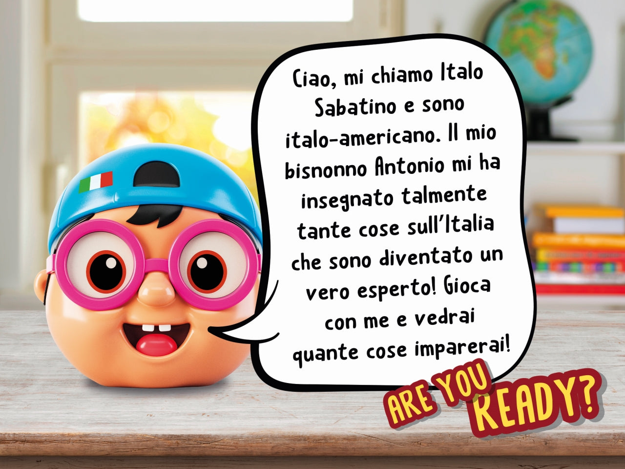 Gioco Educativo I'm a Genius The Sabatino's L'Italiano Vero - Multicolor, per Bambini da 5 Anni, Lisciani
