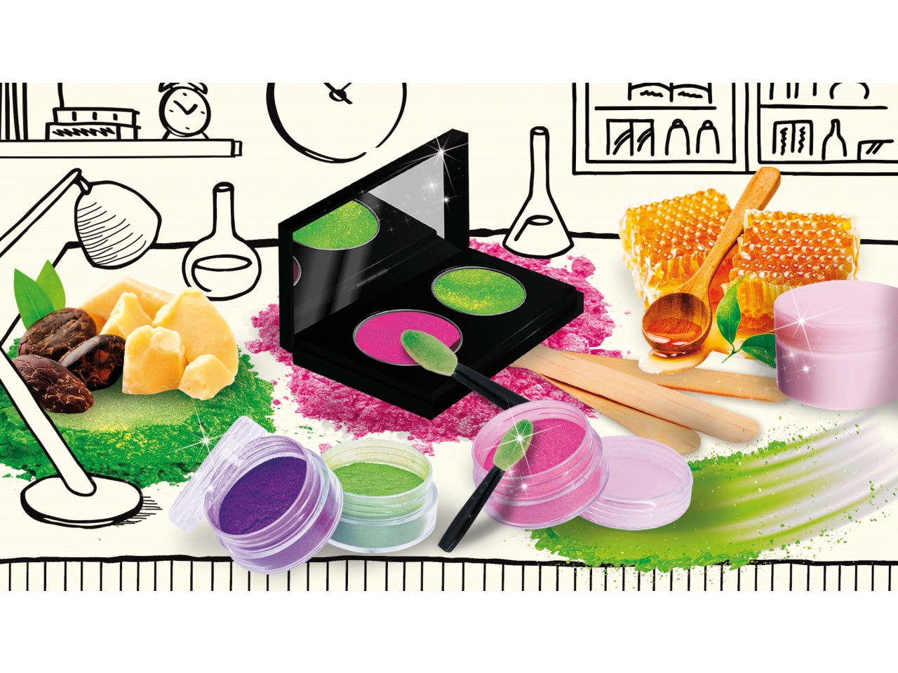 Gioco Scientifico I'm a Genius Laboratorio di Ombretti - Multicolor, per Bambini 7-12 Anni, Lisciani