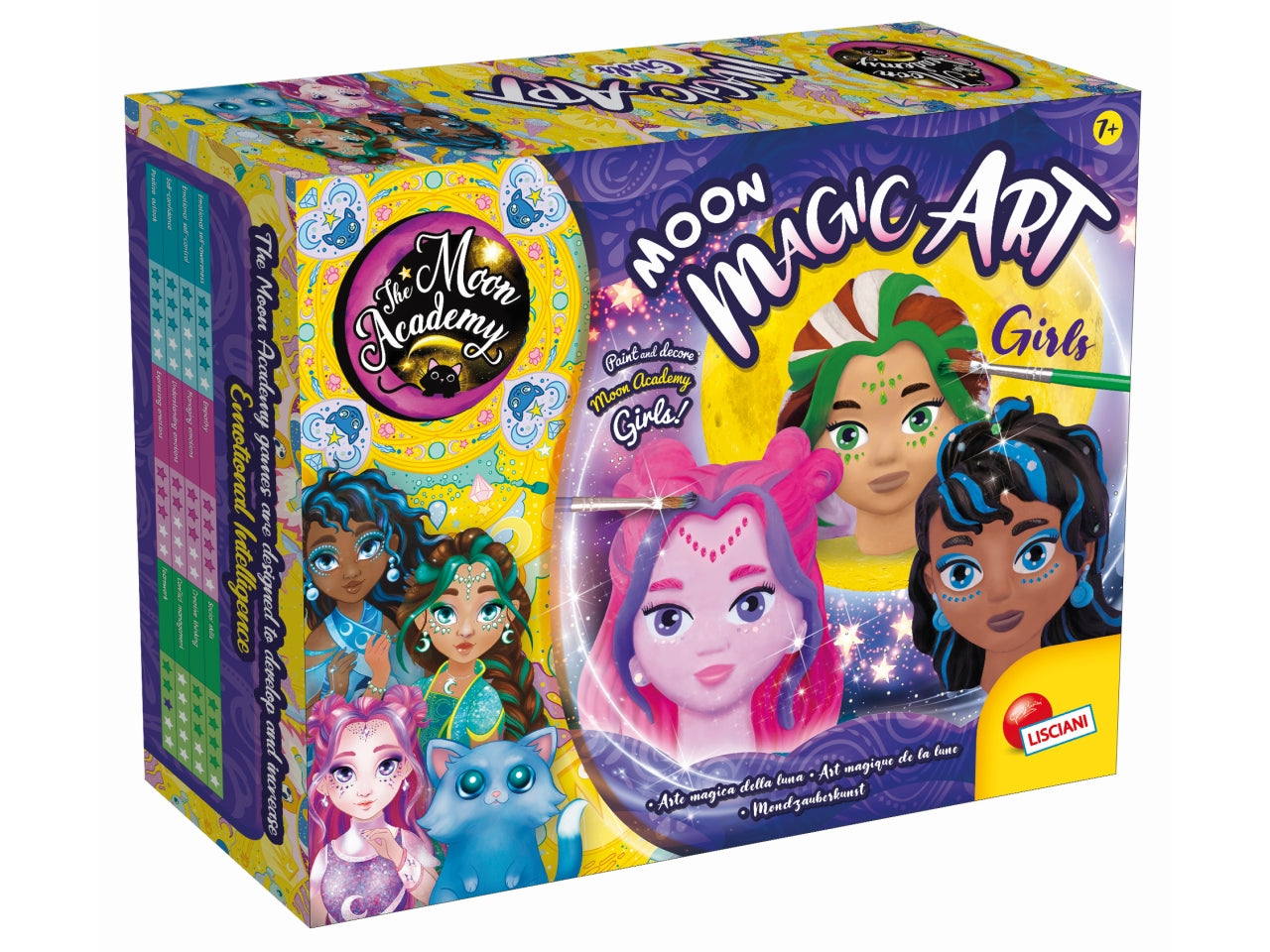 Gioco Creativo The Moon Academy Moon Magic Art - Girls - Multicolor, per Bambini da 7 Anni, Lisciani