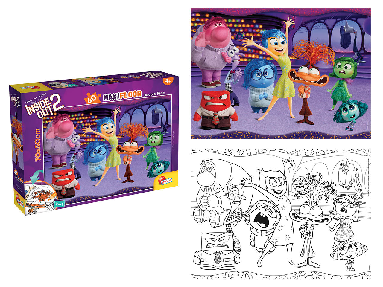 Disney puzzle df maxifloor 60 inside out 2