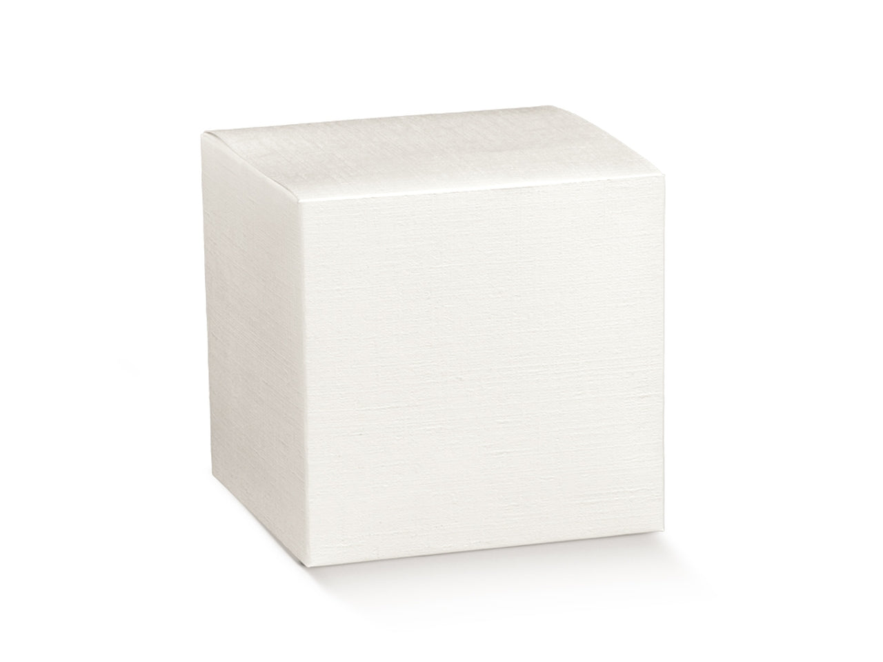 Scatola linea fibra bianca pieghevole misura 80x80x200mm