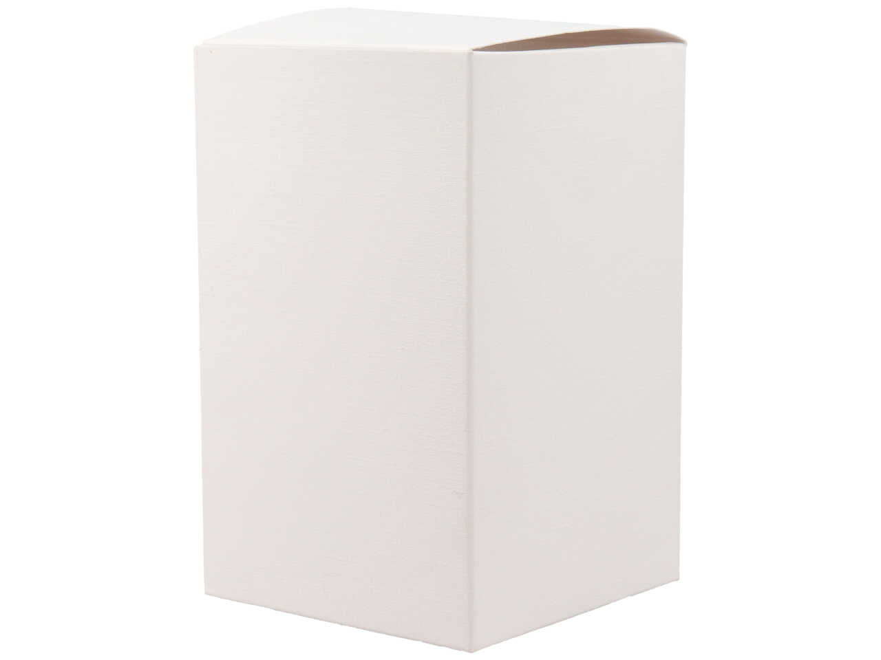 Scatola linea fibra bianca pieghevole misura 10x10x16cm