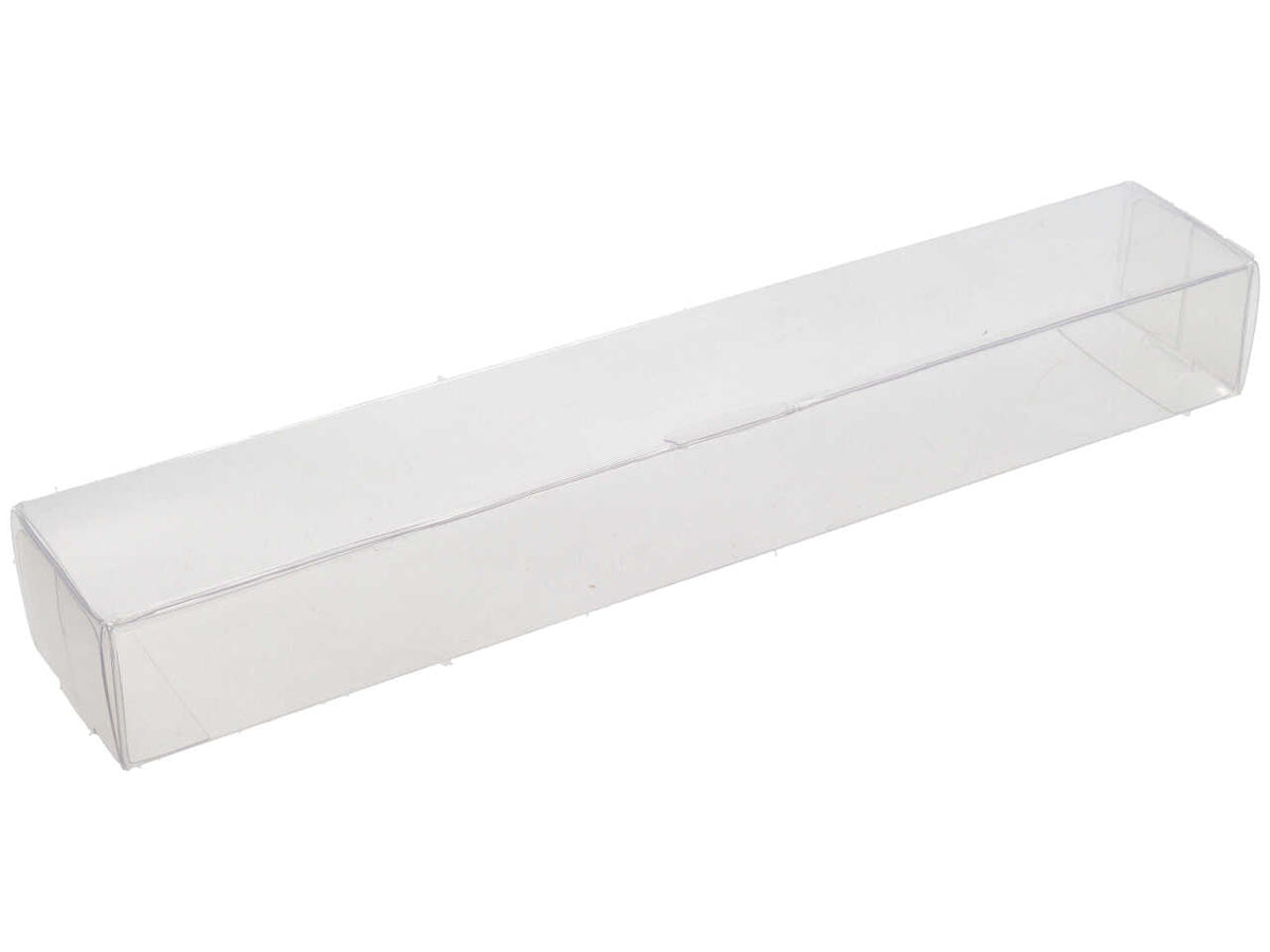 Astuccio pet in pvc trasparente 24x4x3cm