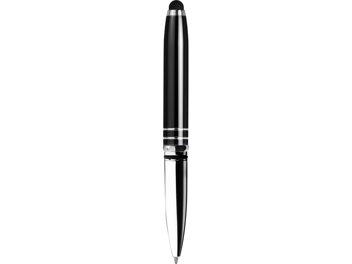 Penna sfera con touchscreen in plastica e metallo colore nero