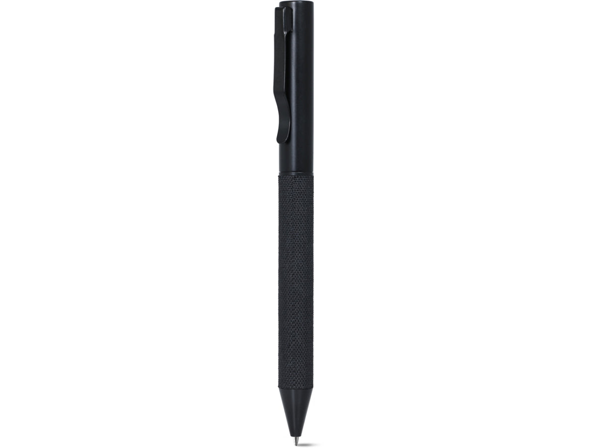 Penna sfera in metallo con astuccio di cartoncino rivestito in rpet