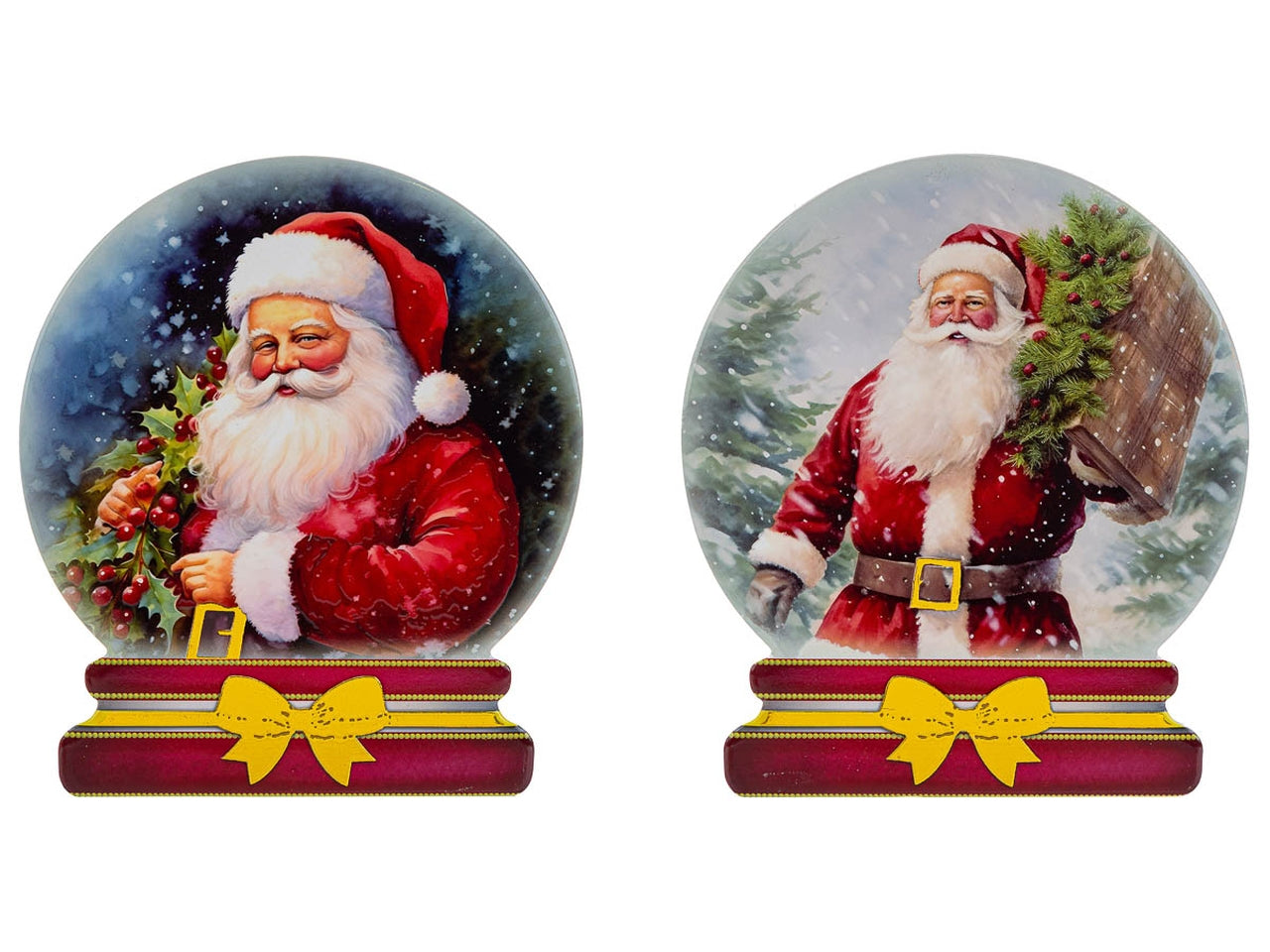 Calamita babbo natale 6,5x7,5cm in 4 assortimenti
