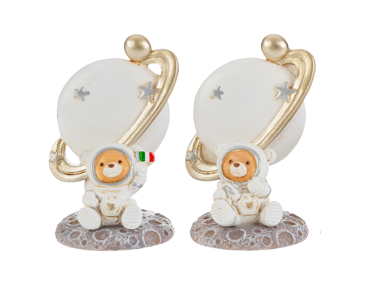 Astronauta resina 4x5xh.5cm 4 assortimenti