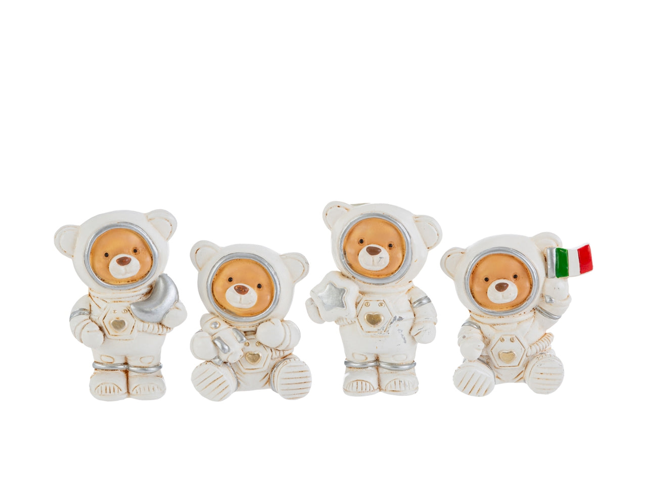 Calamita astronauta resina 4x6cm 4 assortimenti
