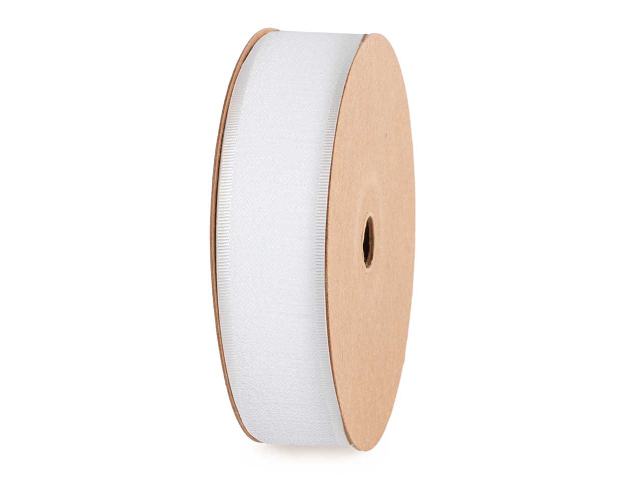 Nastro regalo bianco monocromatico - 25mmx10m - Star