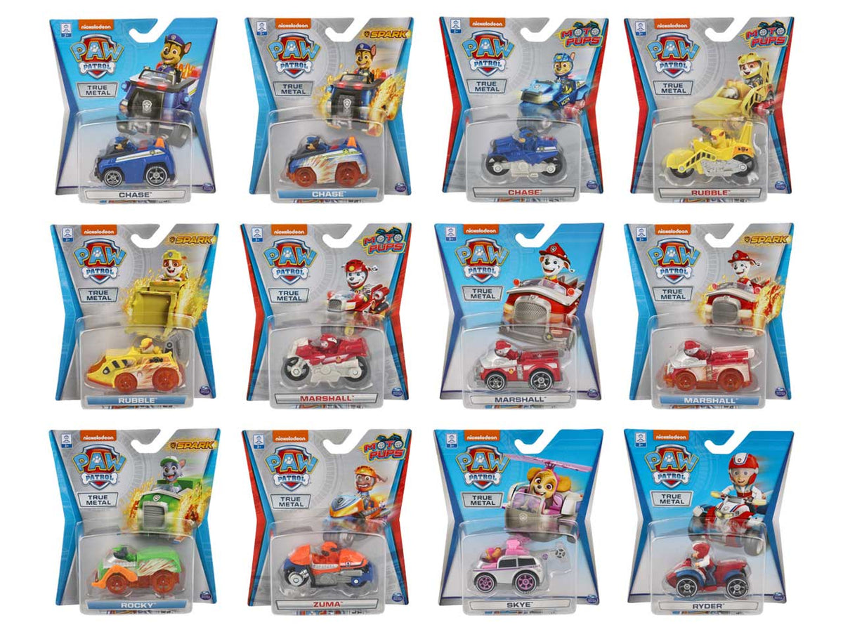 Paw patrol veicolo die cast charged up+ 6053257$