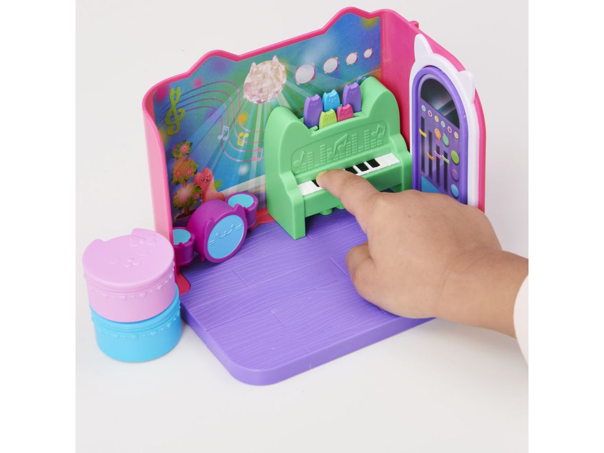 Gabby's Dollhouse le stanze della casa stanza della musica
